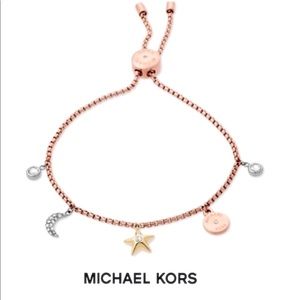 NEW Michael Kors Celestial Charm Slider Bracelet